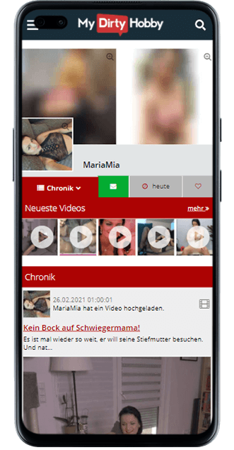 Maria Mia bei MyDirtyHobby
